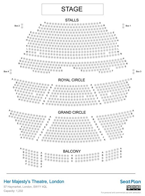 His Majesty's Theatre London Seating Plan & Seat View Photos .